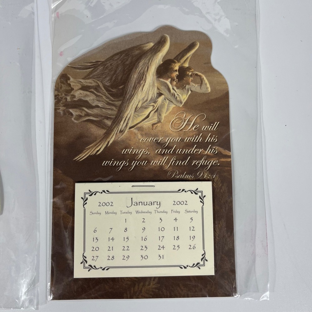 Vtg 2002 Gallery Graphics Mini Calendars Victorian Style Magnetic Lot of 5 NEW - Picture 3 of 8